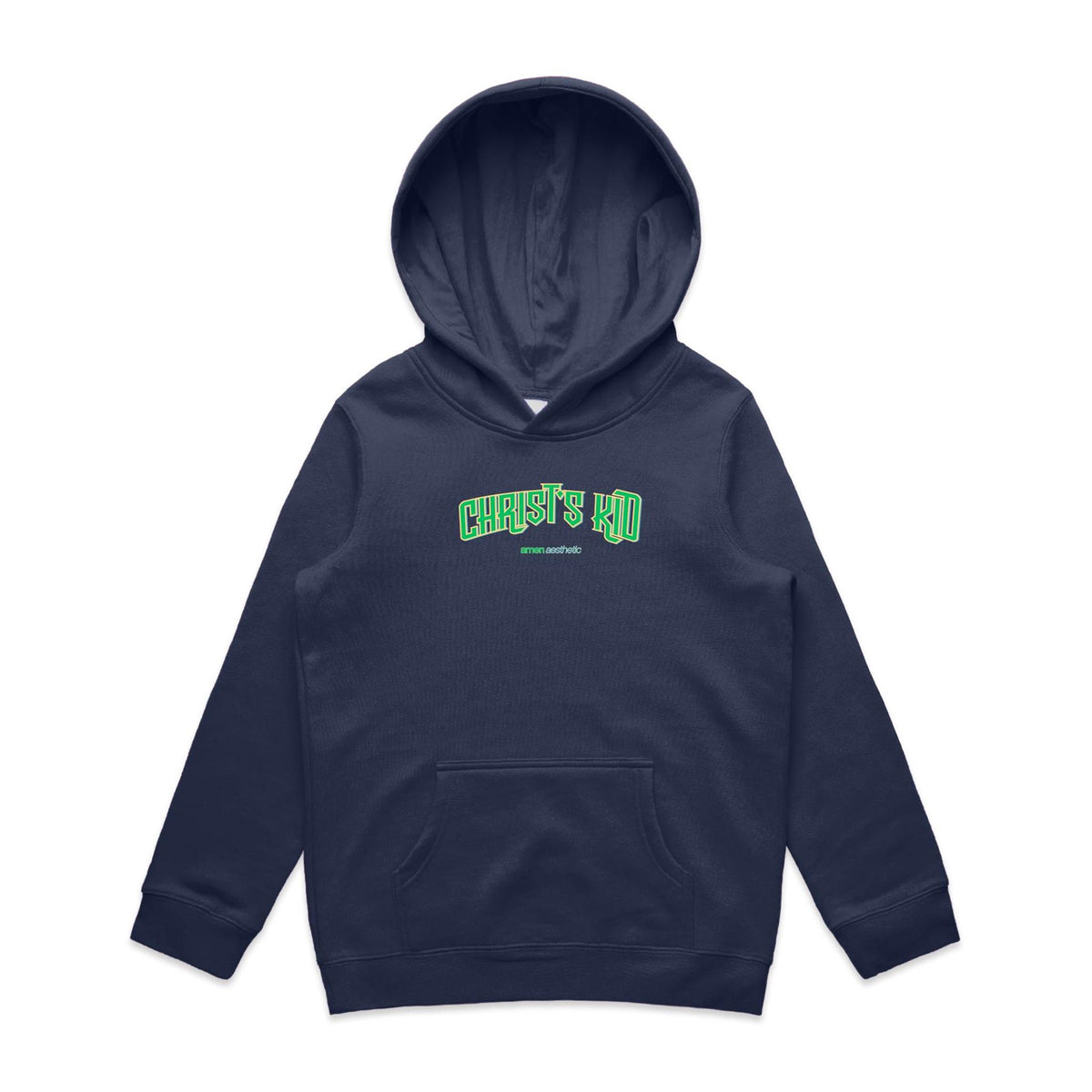 Christ's Kid - Green - Kids Hoodie