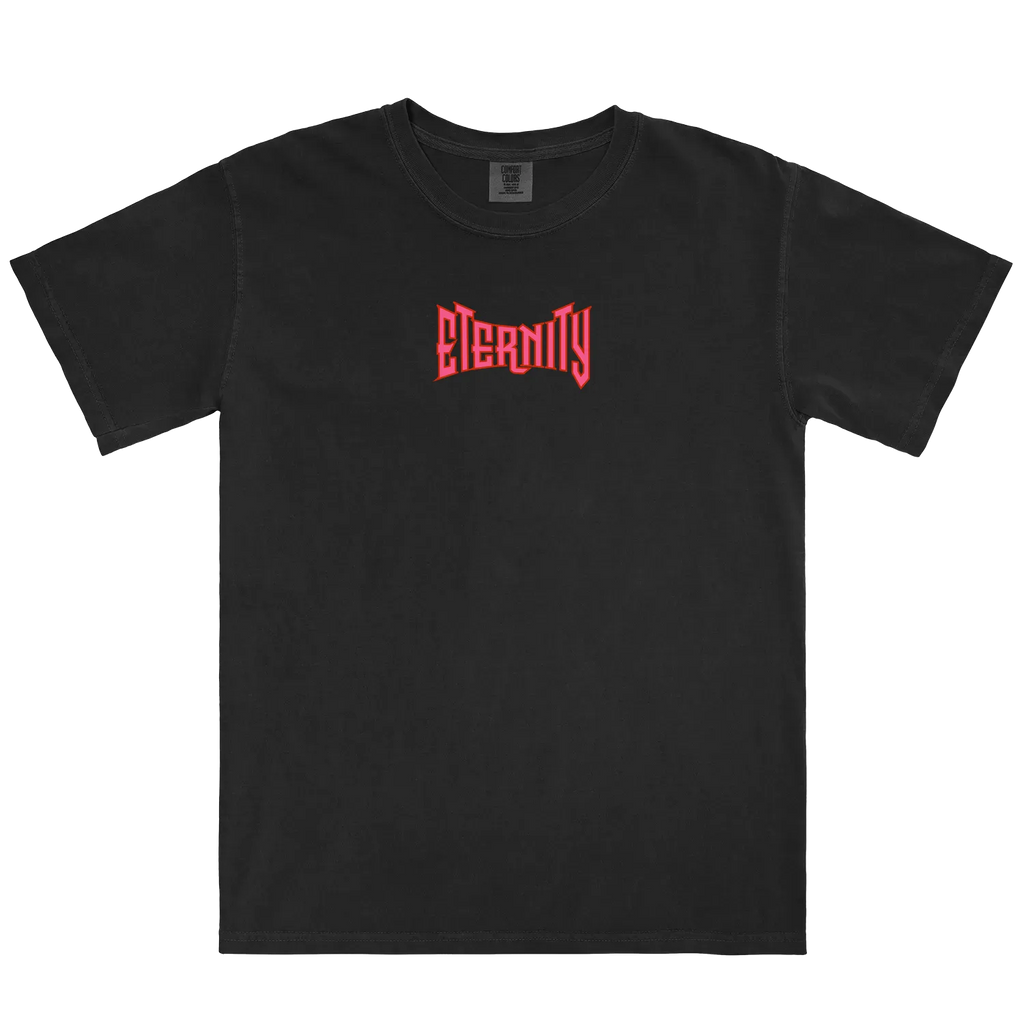 Black front flat lay